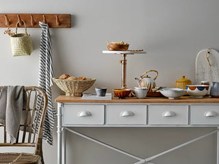 Schaal porselein blauw Camellia 8x16cm