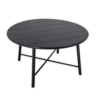 Dining table acacia wood black Lope 140cm