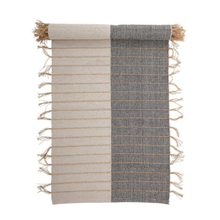 Alfombra de algodón nature Aciano 80x250cm