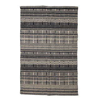 Tapis en laine noir Joob 120x180cm