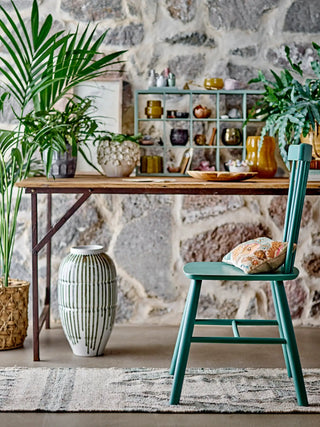 Wollteppich grün Delara 60x240cm