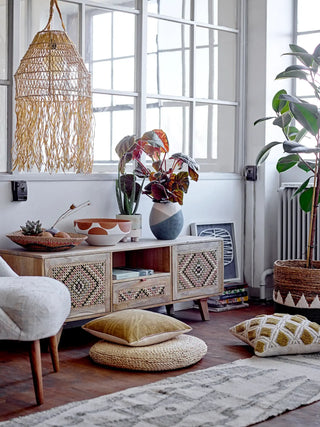 Wollteppich grün Delara 60x240cm