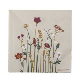 Serviette en papier nature Paige