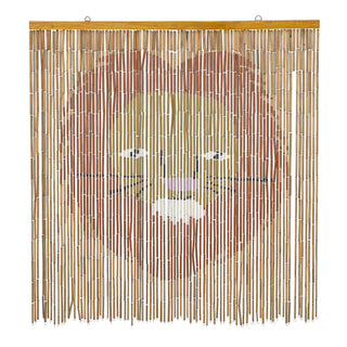 Leonel wanddecoratie bamboe bruin 85cm