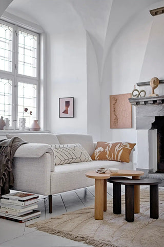 Tavolino da salotto rubberwood nature Luppa 65cm