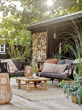 Kussen katoen oranje Ester 50x50cm