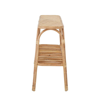 Tavolino laterale rattan beige/naturale Thenna 111cm