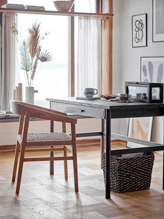 Frame pine black Marionn with illustration 52x72cm