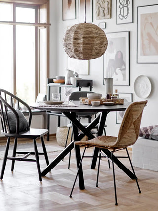 Frame pine black Marionn with illustration 52x72cm