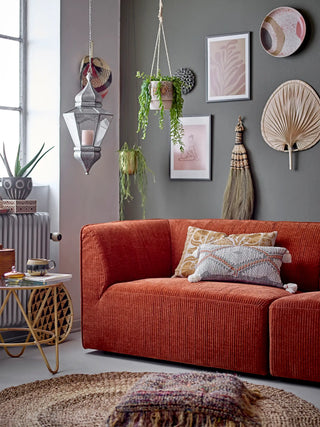 Wanddekoration Seegras nature Hevan - Set van 2