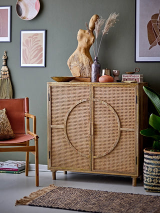 Wanddekoration Seegras nature Hevan - Set van 2