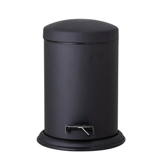 Loupi black metal waste bin 27cm