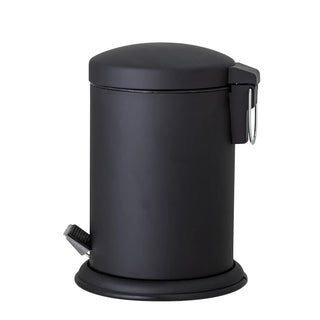 Loupi black metal waste bin 27cm