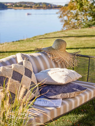 Bank metaal groen Mundo 175cm