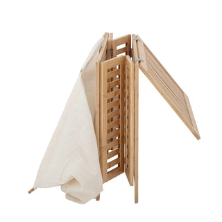 Panier à linge bambou nature Aden