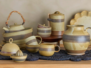 Schaal aardewerk nature Solange