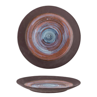 Piatto in terracotta blu Maes 46cm