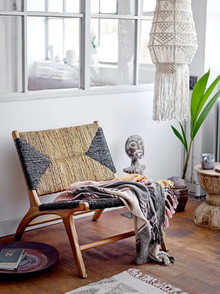 Piatto in terracotta blu Maes 46cm