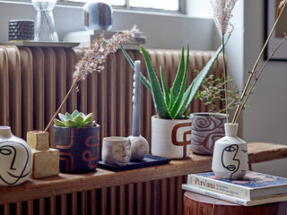 Blumentopf Terrakotta weiß Lija 12cm