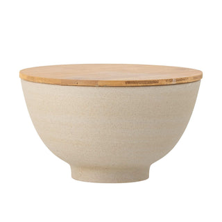 Schaal met deksel nature Lee 25cm