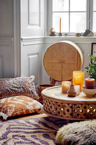 Alfombra de algodón morada Izza 90x150cm