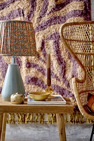 Alfombra de algodón morada Izza 90x150cm