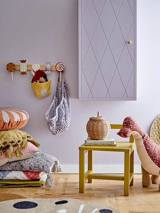 Momo dino knuffel linnen bruin 60cm