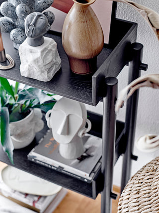 Terracotta decorative figurine in black Vesla 8 cm