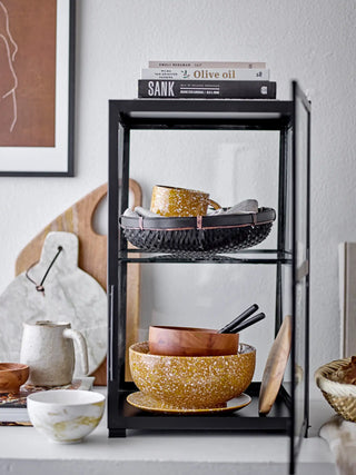 Coupe acajou brun Zeline 9cm