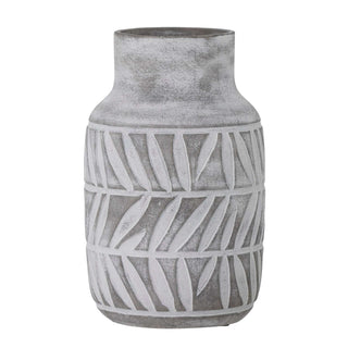 Vase Keramik grau Saku 27cm