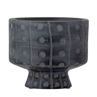 Bloempot keramiek grijs Rane 17cm