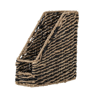 Tijdschriftenhouder zeegras bruin Claude