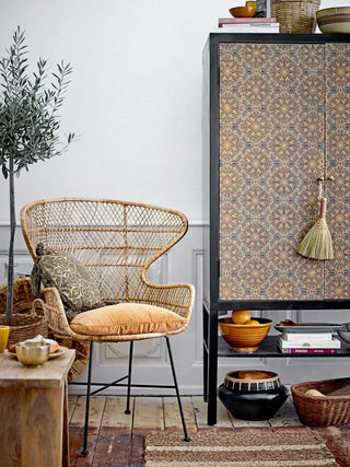 Dixon terracotta black bowl 33cm