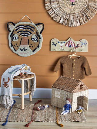 Miou Garderobe Holz braun 42cm