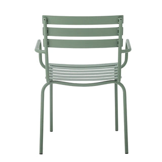 Eetkamerstoel metaal groen Monsi