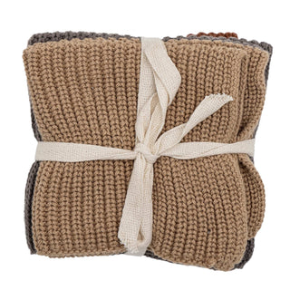 Doek katoen grijs Ninna - set van 3