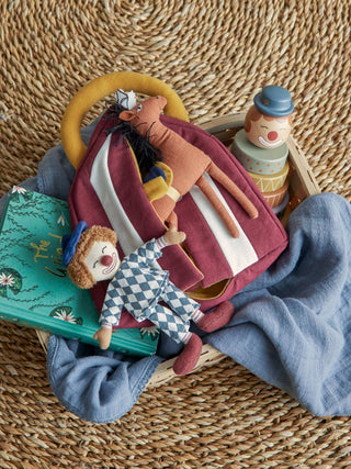 Theobald set de juego algodón rojo