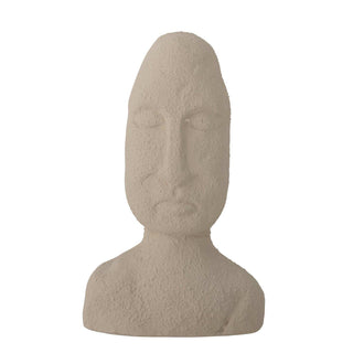 Statuette en terre cuite beige/naturel Vendi