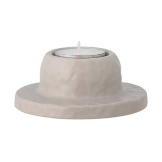 Teelichthalter Keramik weiß Imilia 10cm