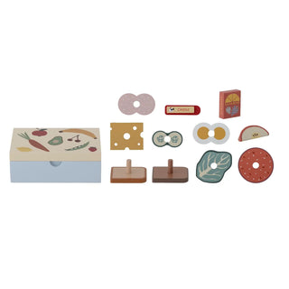 Thyra Lunchbox Spielset Holz - Set van 12