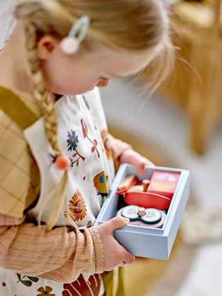 Thyra coffret déjeuner en bois - set de 12