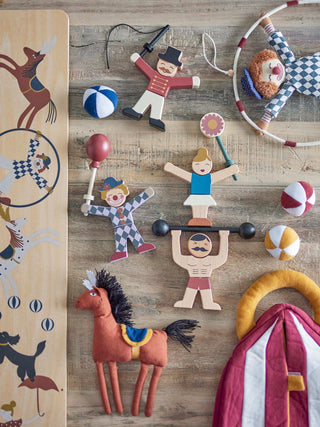 Alfredo hangmobiel katoen blauw 25cm