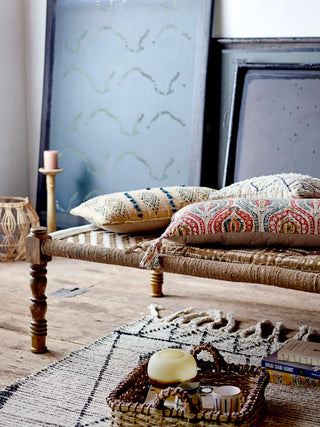 Becher Keramik blau Lobelia