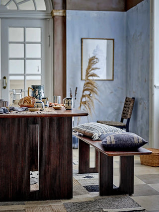 Becher Keramik blau Lobelia