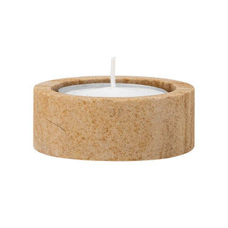 Kerzenhalter Sandstein braun Dalin