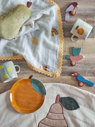 Lewi wall hooks wood brown - set of 3