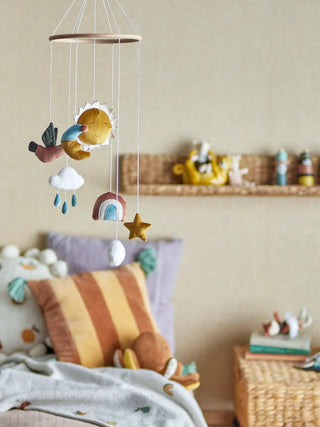 Vigge mobile bébé polyester brun