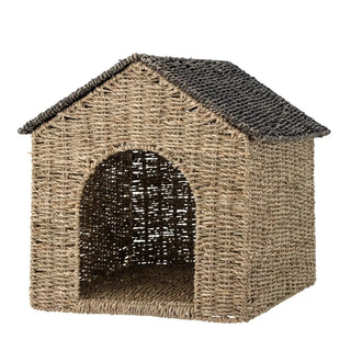 Fredie cabane de jeu en herbe de mer naturel 49cm