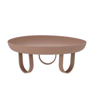 Tablett Metall braun Kebie 20cm