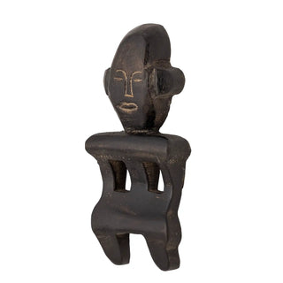 Beeldje mango hout zwart Harlee